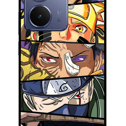 Naruto Character Realme P3 Ultra 5G Glass Case Back Cover by Casekaro