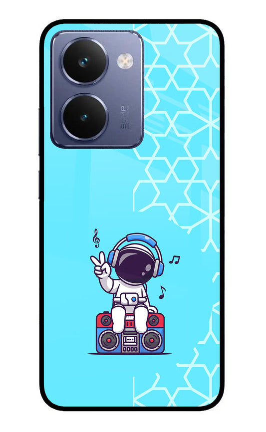 Cute Astronaut Chilling Realme P3 Ultra 5G Glass Case