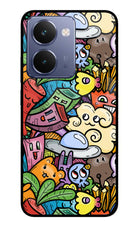 Veggie Doodle Realme P3 Ultra 5G Glass Case Back Cover by Casekaro