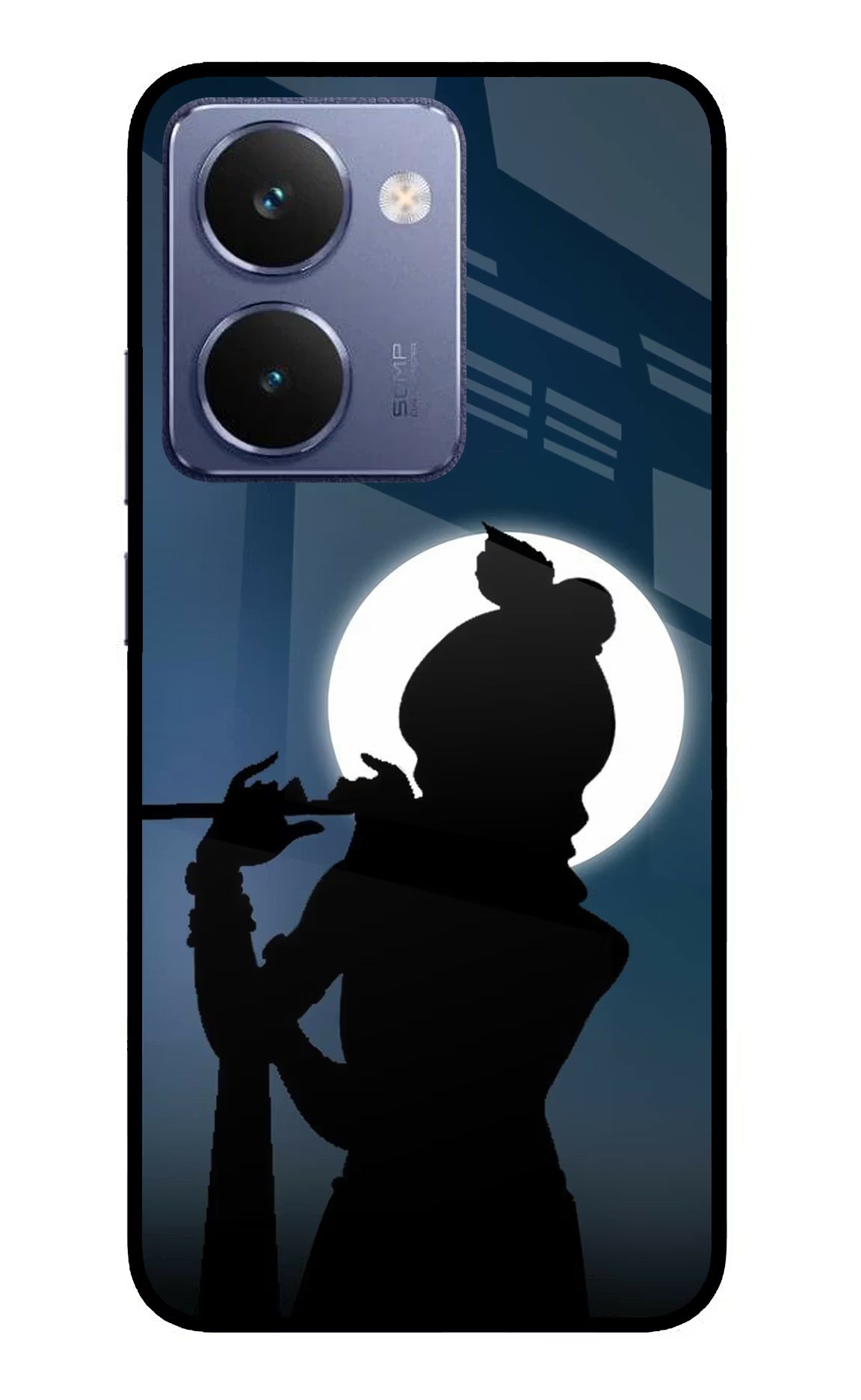 Shri Krishna Silhouette Realme P3 Ultra 5G Glass Case
