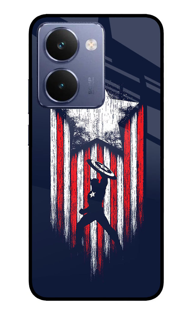 Captain America Marvel Art Realme P3 Ultra 5G Glass Case Back Cover by Casekaro