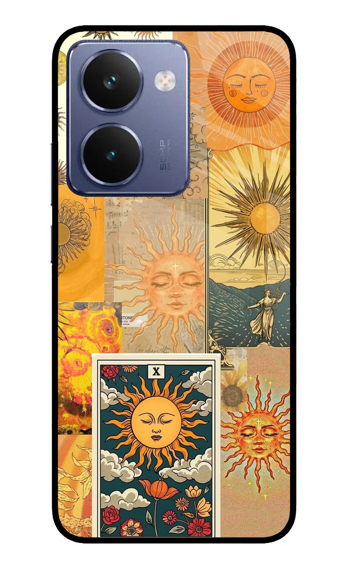 Sun Realme P3 Ultra 5G Glass Case Back Cover by Casekaro