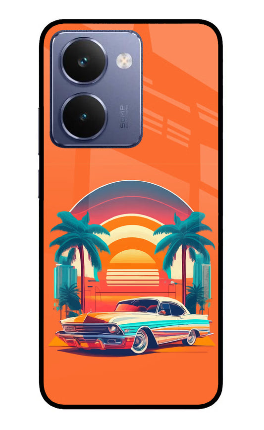 Palm Drive 80s Realme P3 Ultra 5G Glass Case