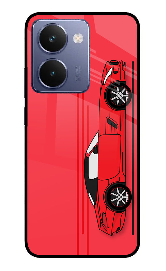 Red Velocity Realme P3 Ultra 5G Glass Case