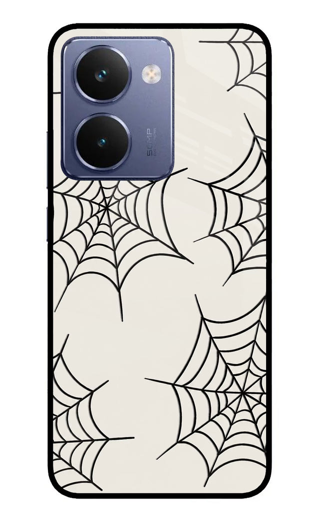 Spider Web Realme P3 Ultra 5G Glass Case Back Cover by Casekaro