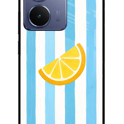 Summer Lemon Realme P3 Ultra 5G Glass Case Back Cover by Casekaro