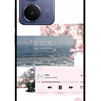 Wave to earth Realme P3 Ultra 5G Glass Case Back Cover by Casekaro