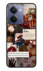 Zodiac Aries Realme P3 Ultra 5G Glass Case Back Cover by Casekaro