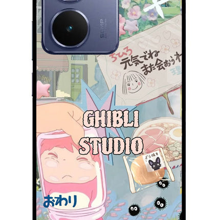 Studio Ghibli Realme P3 Ultra 5G Glass Case Back Cover by Casekaro