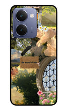 Rain Realme P3 Ultra 5G Glass Case Back Cover by Casekaro