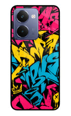 Graffiti Vibe Realme P3 Ultra 5G Glass Case Back Cover by Casekaro