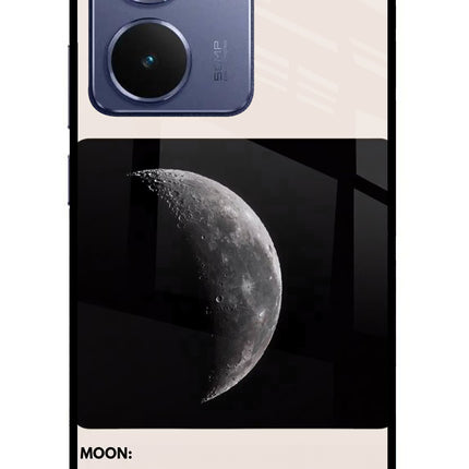 Moon Phase Realme P3 Ultra 5G Glass Case Back Cover by Casekaro