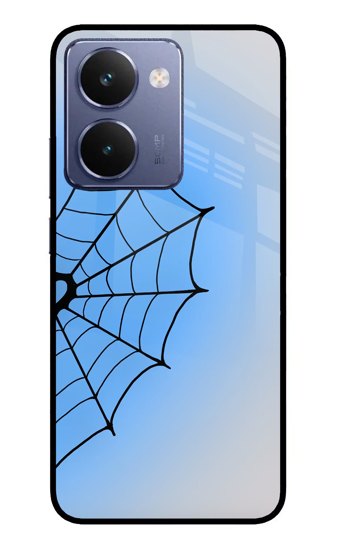 Blue Web Realme P3 Ultra 5G Glass Case