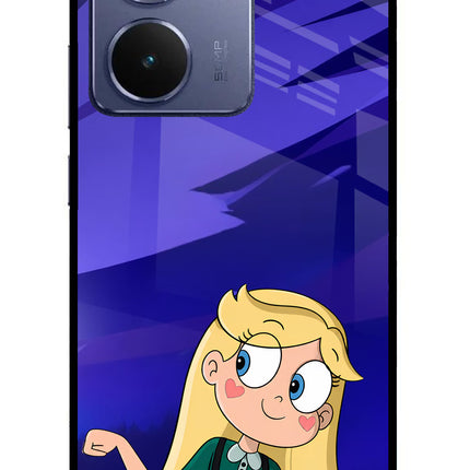 Star Glow Realme P3 Ultra 5G Glass Case Back Cover by Casekaro