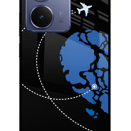 Love Orbit Realme P3 Ultra 5G Glass Case Back Cover by Casekaro