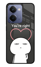 You're Right Realme P3 Ultra 5G Glass Case Back Cover by Casekaro