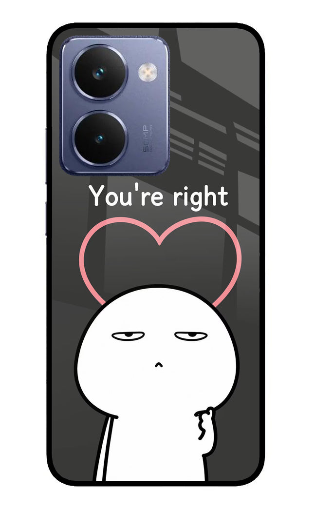 You're Right Realme P3 Ultra 5G Glass Case Back Cover by Casekaro
