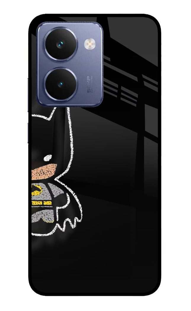 Bat Kitty Realme P3 Ultra 5G Glass Case Back Cover by Casekaro