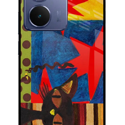 Pop Cat Realme P3 Ultra 5G Glass Case
