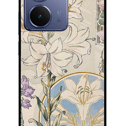 White Lily Realme P3 Ultra 5G Glass Case