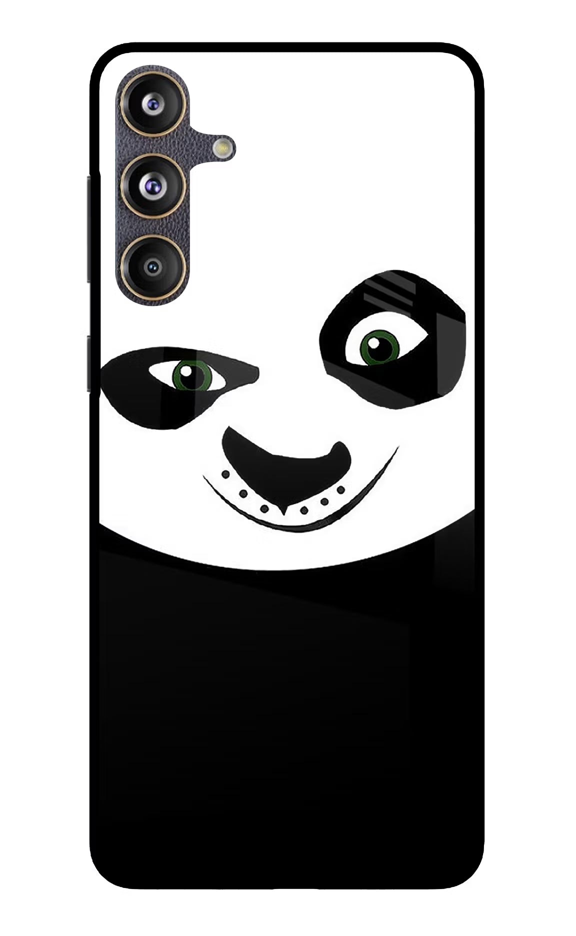 Panda Samsung F55 5G Glass Case Back Cover by Casekaro