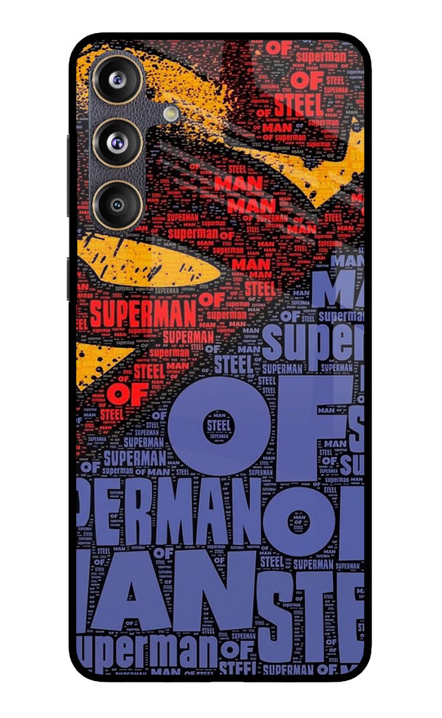 Superman Samsung F55 5G Glass Case