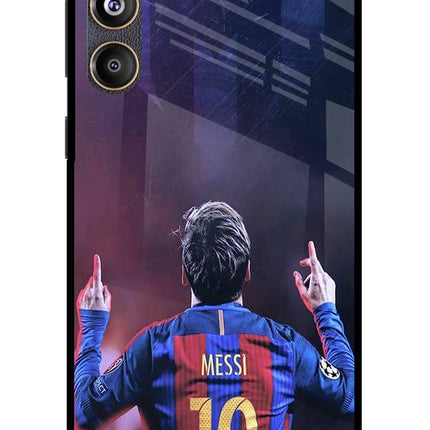Messi Samsung F55 5G Glass Case