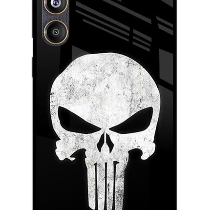 Punisher Skull Samsung F55 5G Glass Case