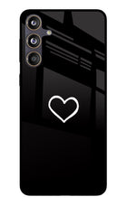Heart Samsung F55 5G Glass Case