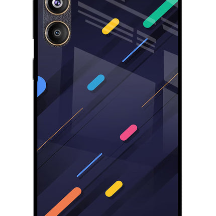 Abstract Design Samsung F55 5G Glass Case