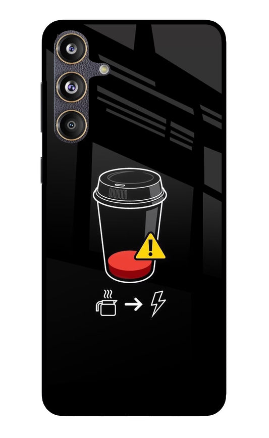 Coffee Samsung F55 5G Glass Case