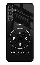 Go Fuck Yourself Samsung F55 5G Glass Case