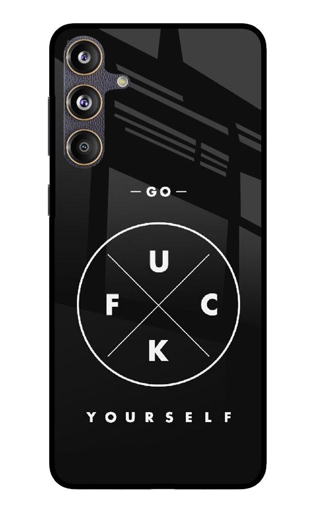Go Fuck Yourself Samsung F55 5G Glass Case