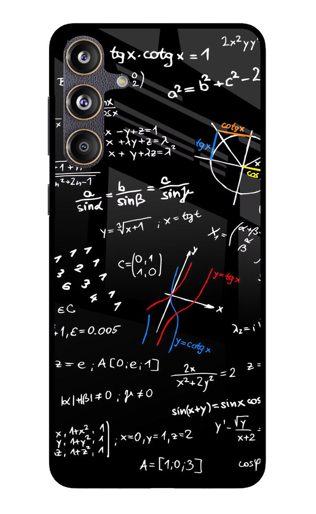 Mathematics Formula Samsung F55 5G Glass Case
