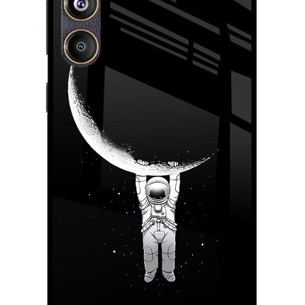 Moon Space Samsung F55 5G Glass Case