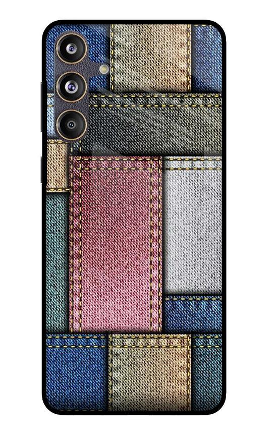 Multicolor Jeans Samsung F55 5G Glass Case