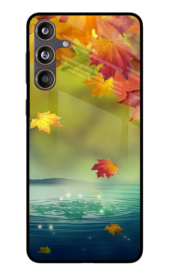 Flowers Samsung F55 5G Glass Case