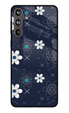 Flowers Samsung F55 5G Glass Case
