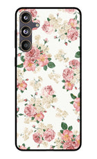Flowers Samsung F55 5G Glass Case