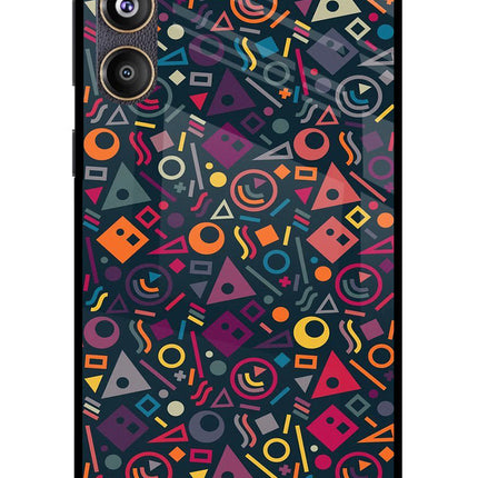 Geometric Abstract Samsung F55 5G Glass Case