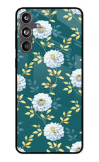 Flowers Samsung F55 5G Glass Case