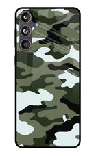 Camouflage Samsung F55 5G Glass Case