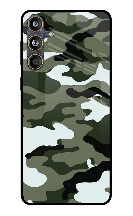 Camouflage Samsung F55 5G Glass Case