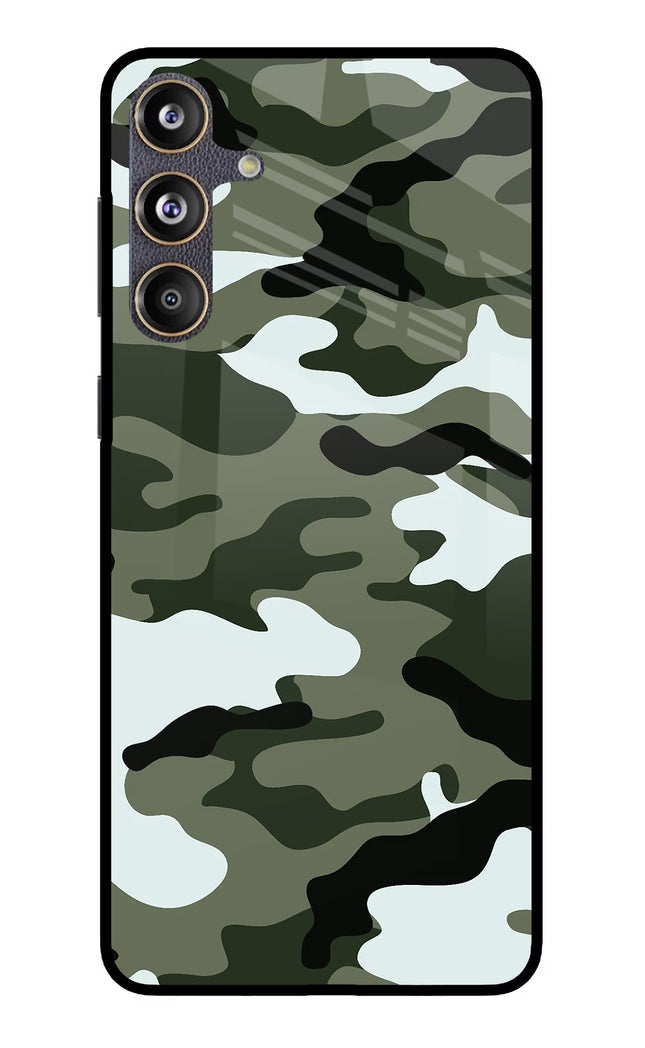 Camouflage Samsung F55 5G Glass Case