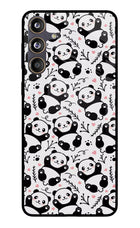 Cute Panda Samsung F55 5G Glass Case