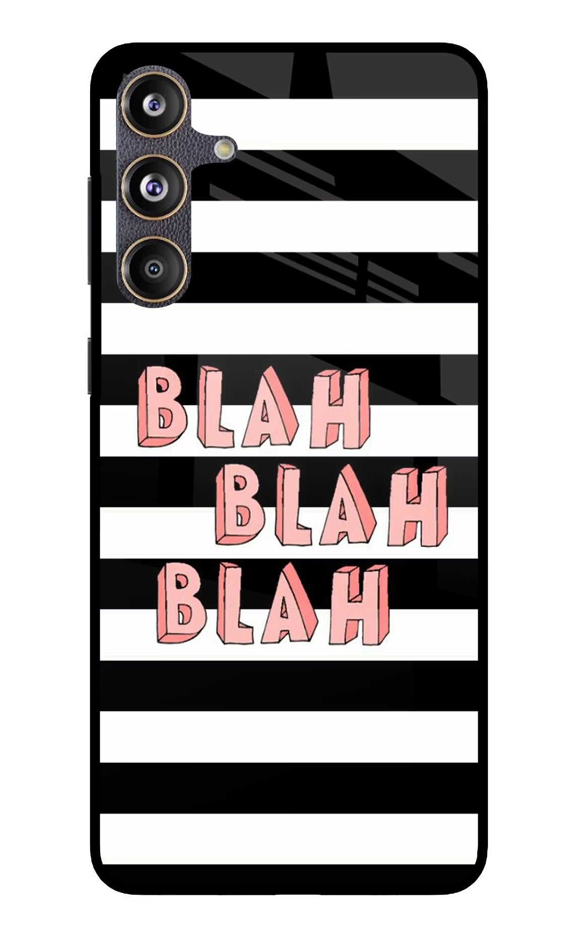 Blah Blah Blah Samsung F55 5G Glass Case