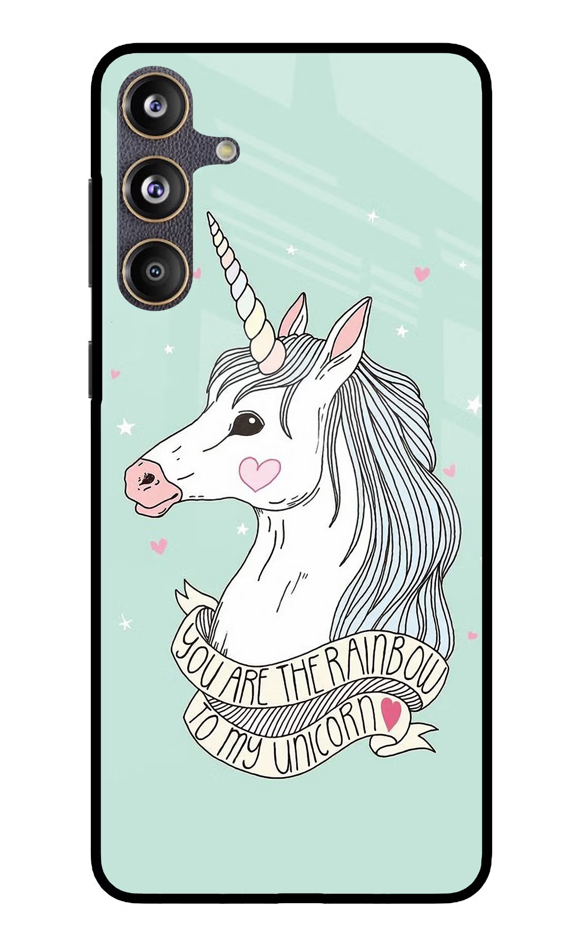 Unicorn Wallpaper Samsung F55 5G Glass Case