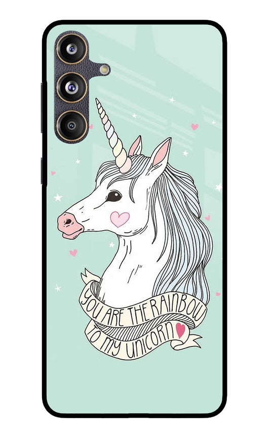 Unicorn Wallpaper Samsung F55 5G Glass Case
