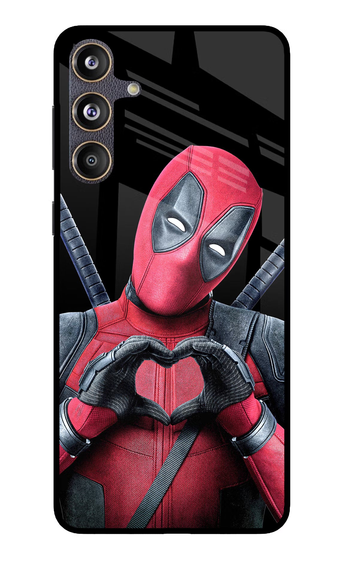 Deadpool Samsung F55 5G Glass Case