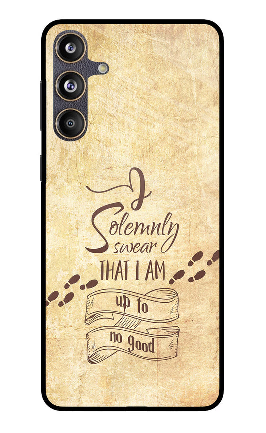 I Solemnly swear that i up to no good Samsung F55 5G Glass Case